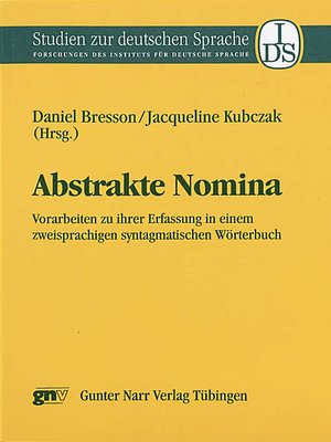 cover image of Abstrakte Nomina